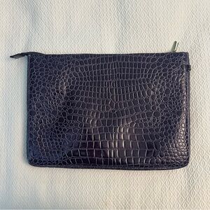 QVC Crocodile Texture Laptop Sleeve / Pouch